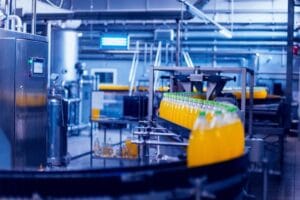 Food and beverage industry factory
