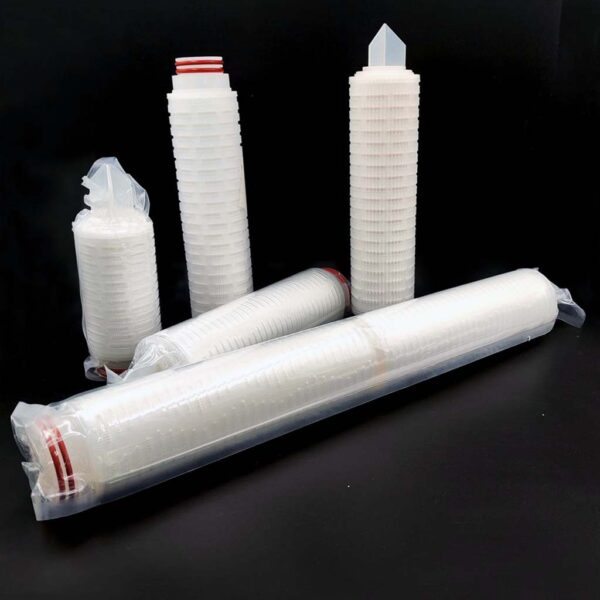 pleated style gas filter cartridges