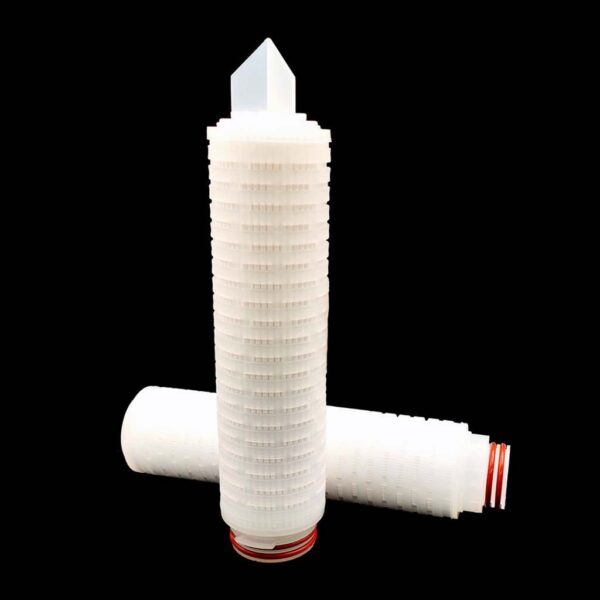 nominal depth pleated filter cartridges