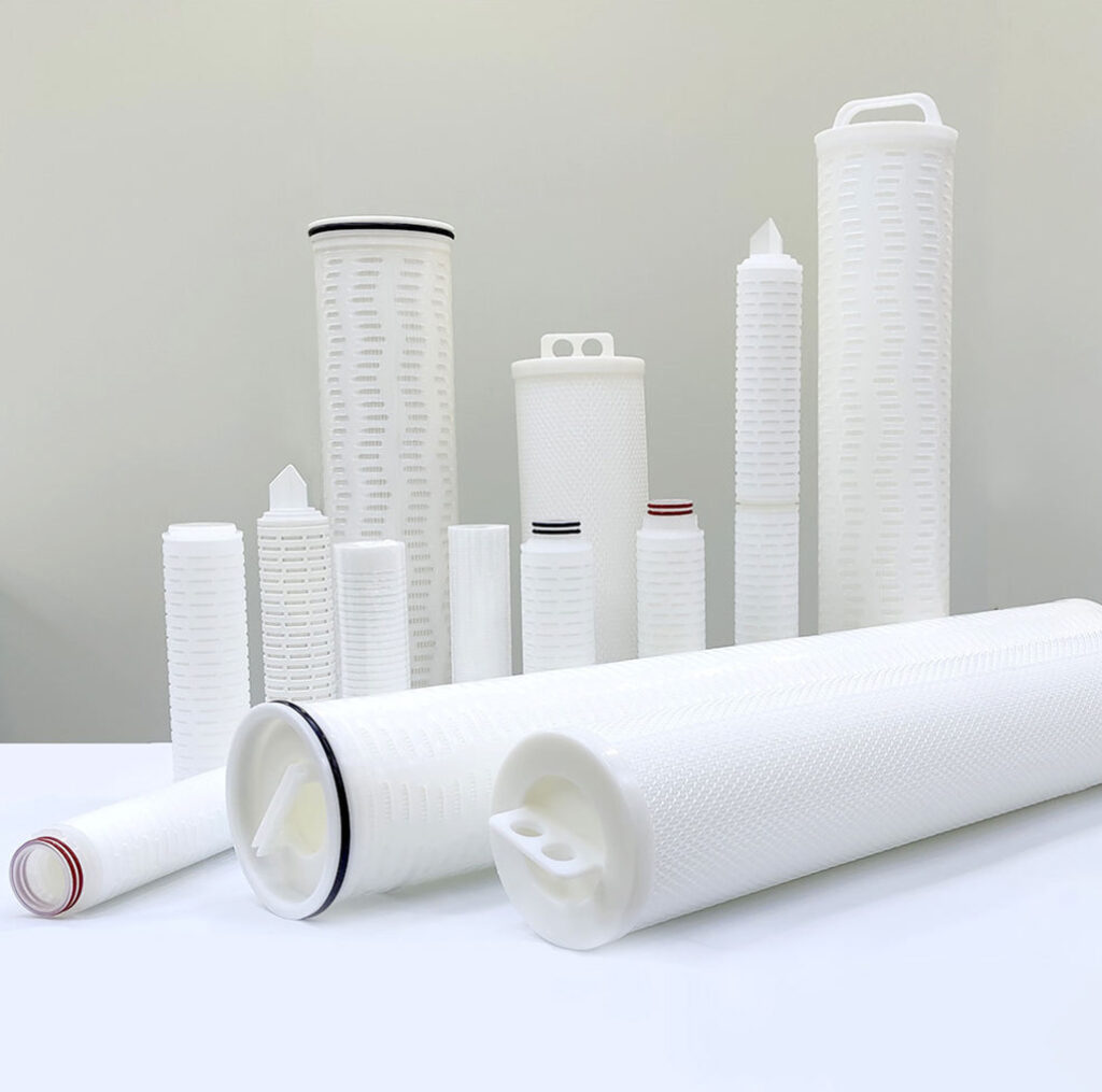 high flow pleated filter cartridges