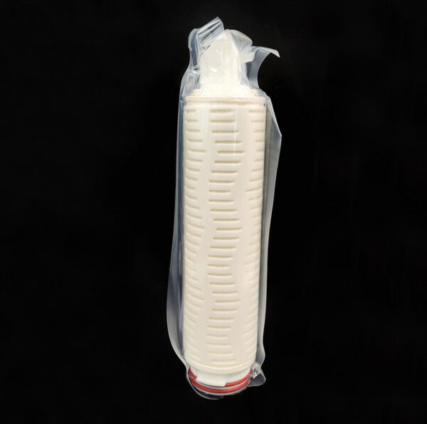 All PTFE Pleated Filter Cartridge for Corrosive Chemical Filtration