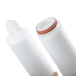 All PTFE Pleated Filter Cartridge for Corrosive Chemical Filtration