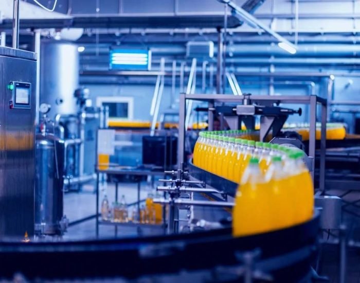 Food and beverage industry factory